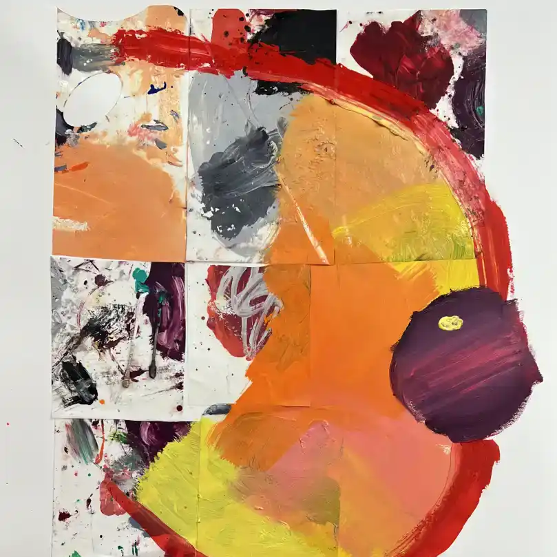 Foto von Malerei-Collage - weLOFTart Mal- und Zeichenschule München
